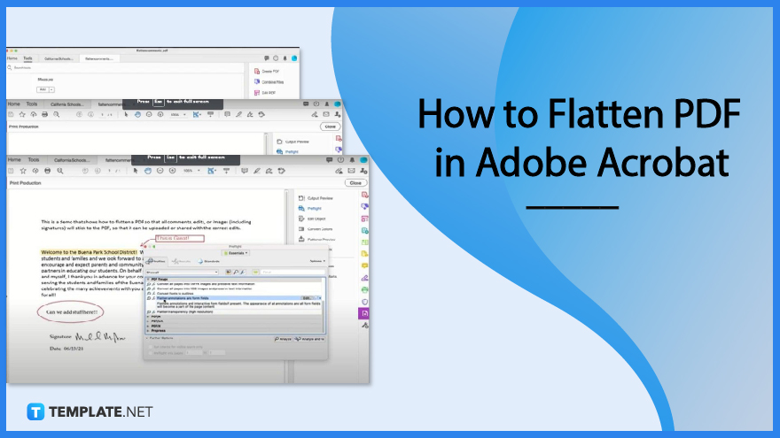 flatten pdf in adobe acrobat pro dc