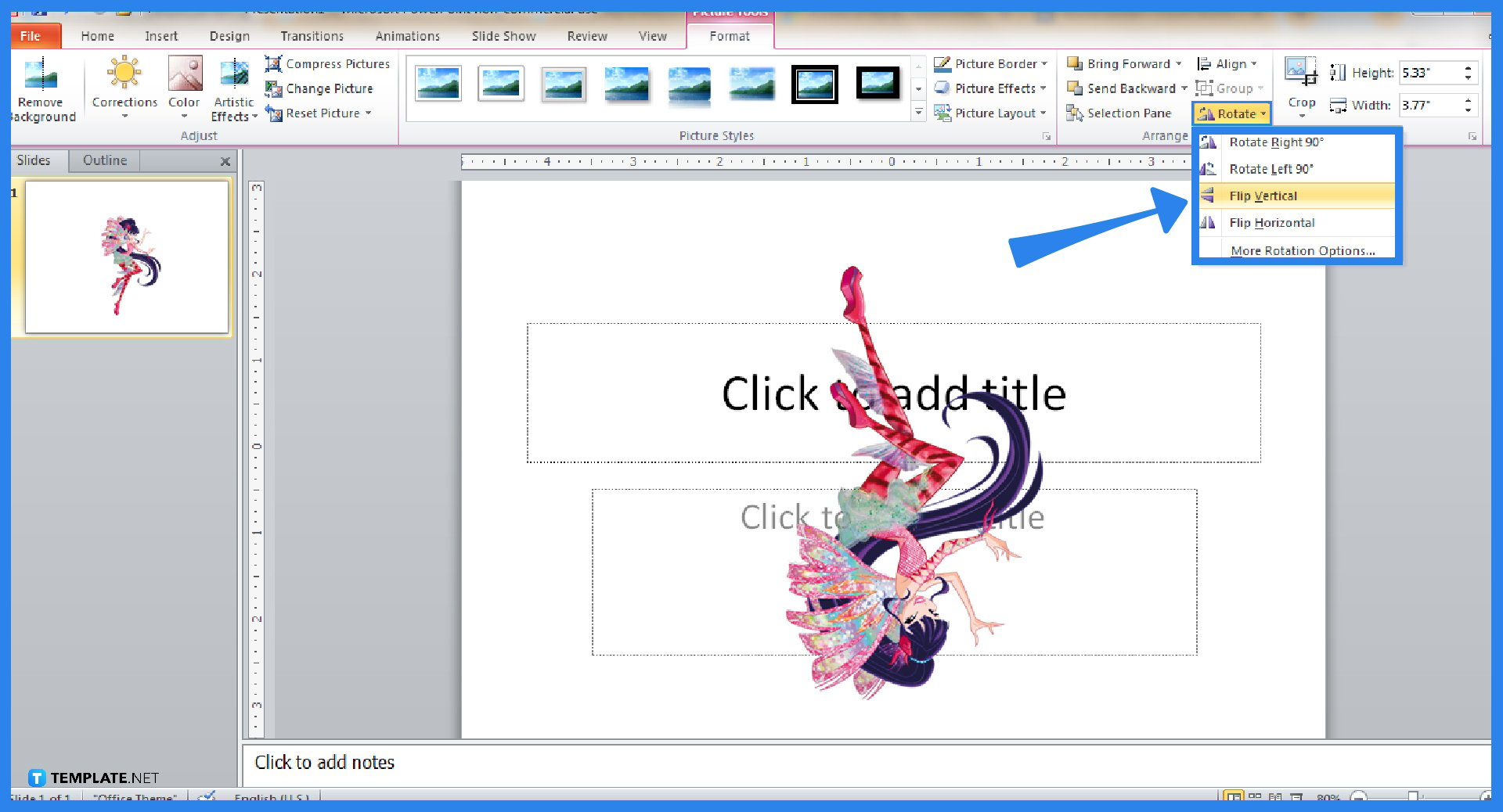 how-to-flip-a-picture-in-microsoft-powerpoint-step-3