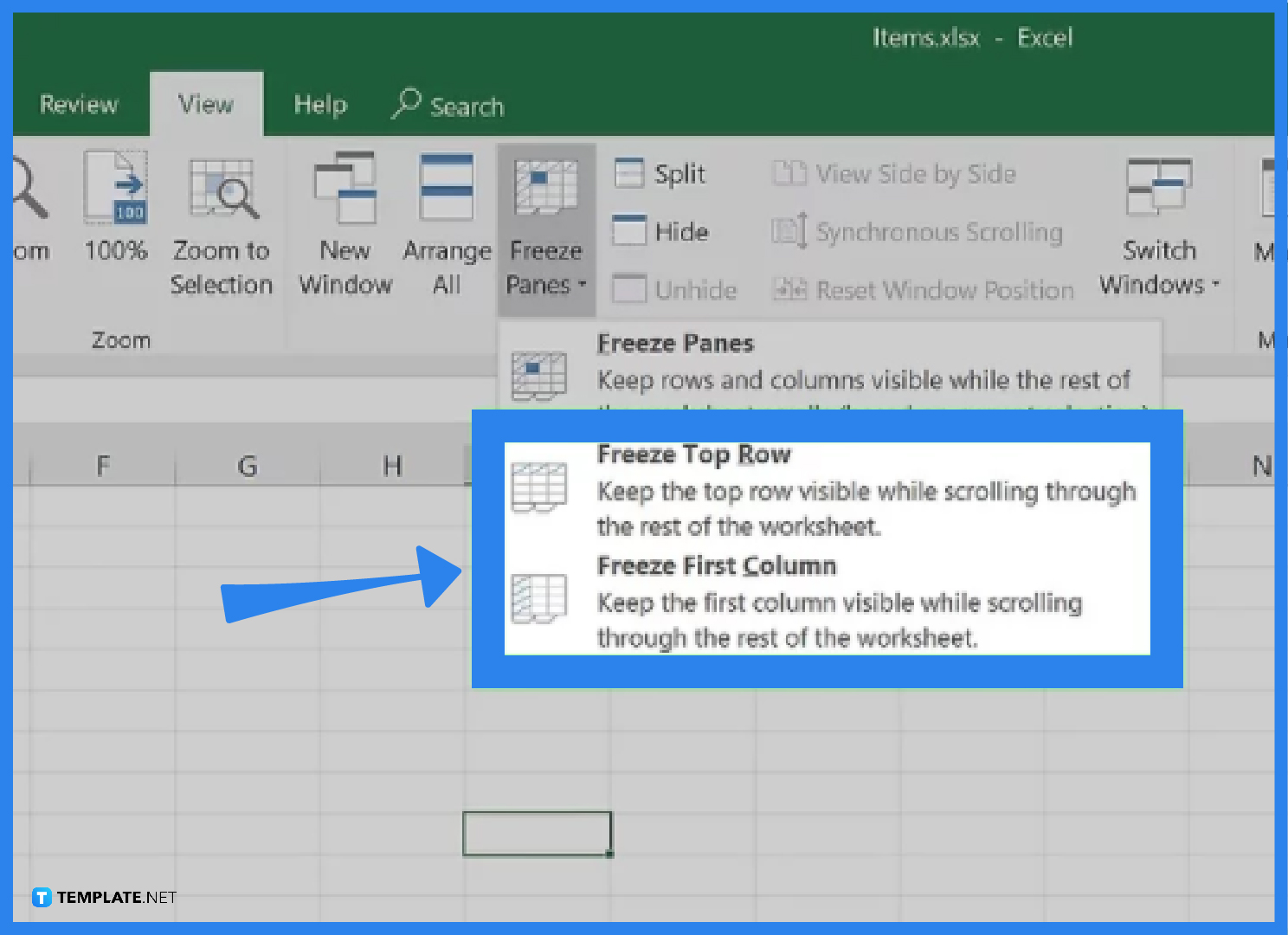 How To Freeze Cells In Microsoft Excel