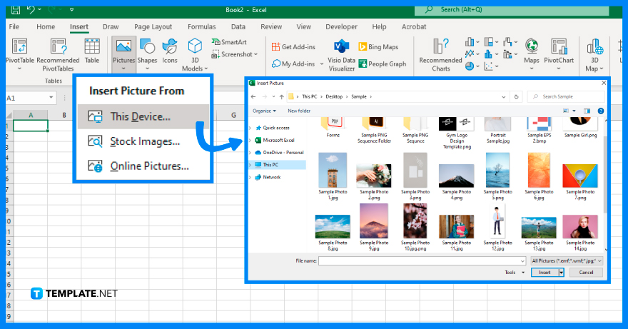 how to insert picture in microsoft excel step