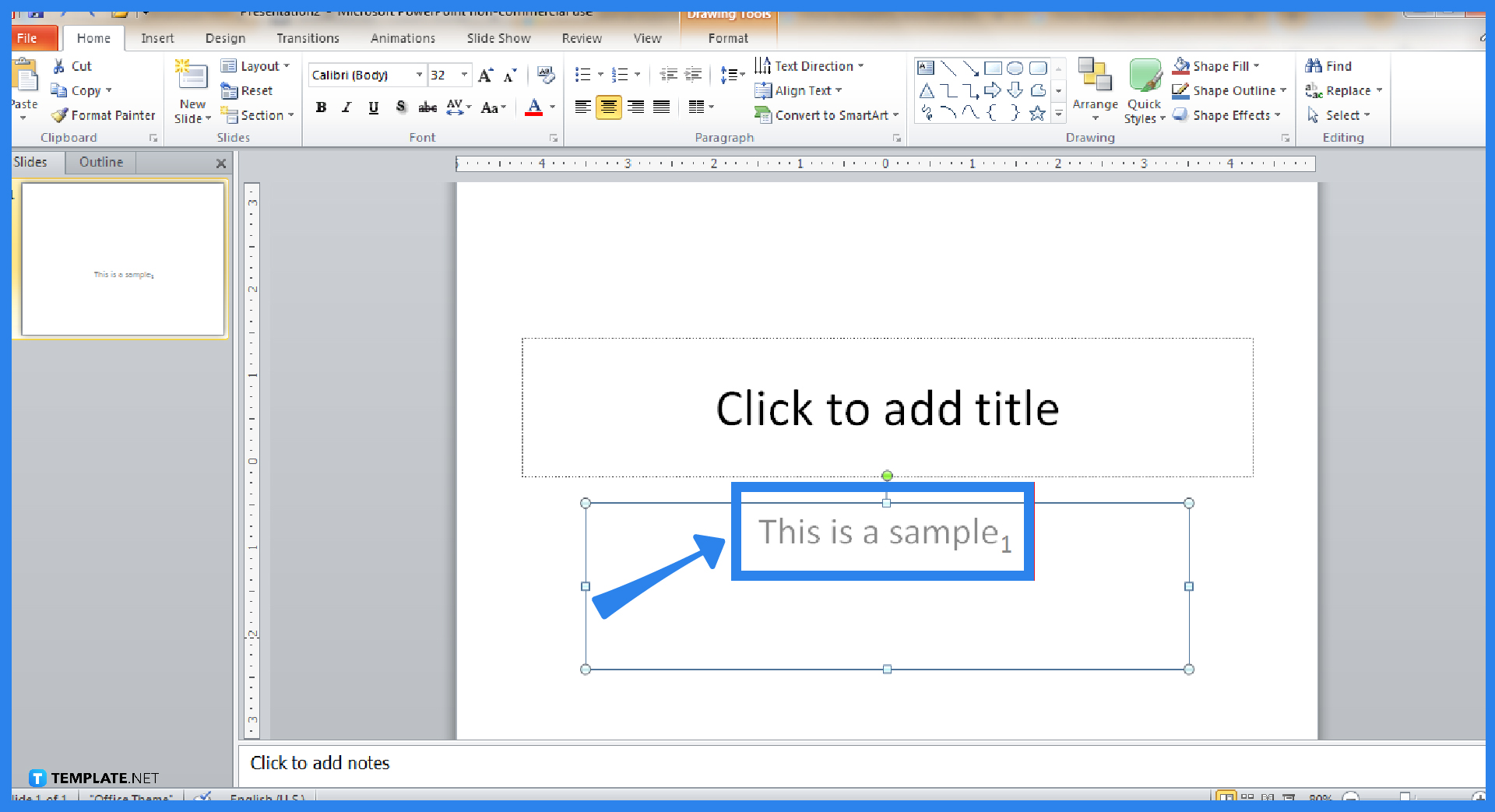 How to Insert Subscript in Microsoft PowerPoint