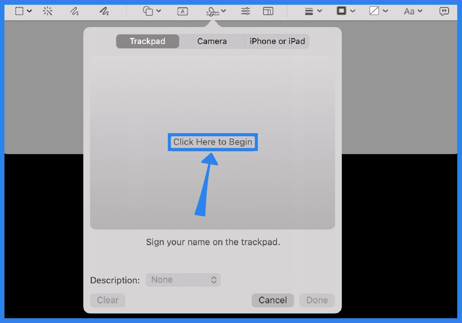how-to-insertdelete-signature-in-apple-pages-step-2