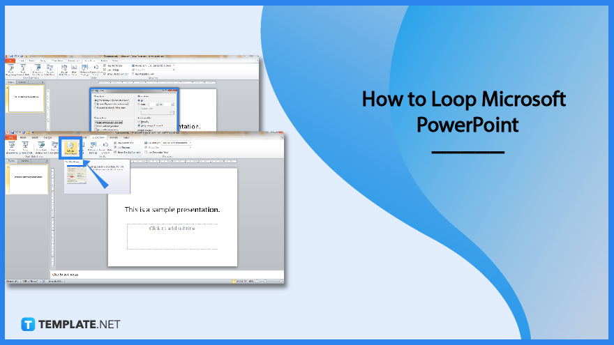 how to make presentation loop