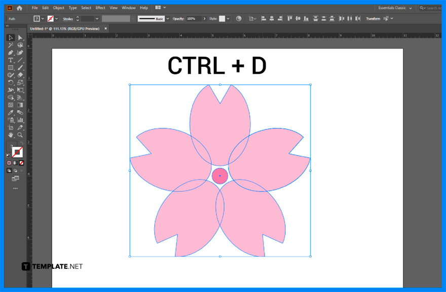 how to make cherry blossoms in illustrator step