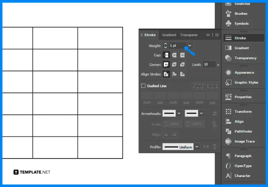 how to make table in adobe illustrator step 0