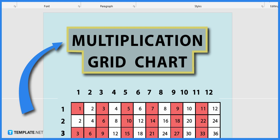 how to make a grid in microsoft word step