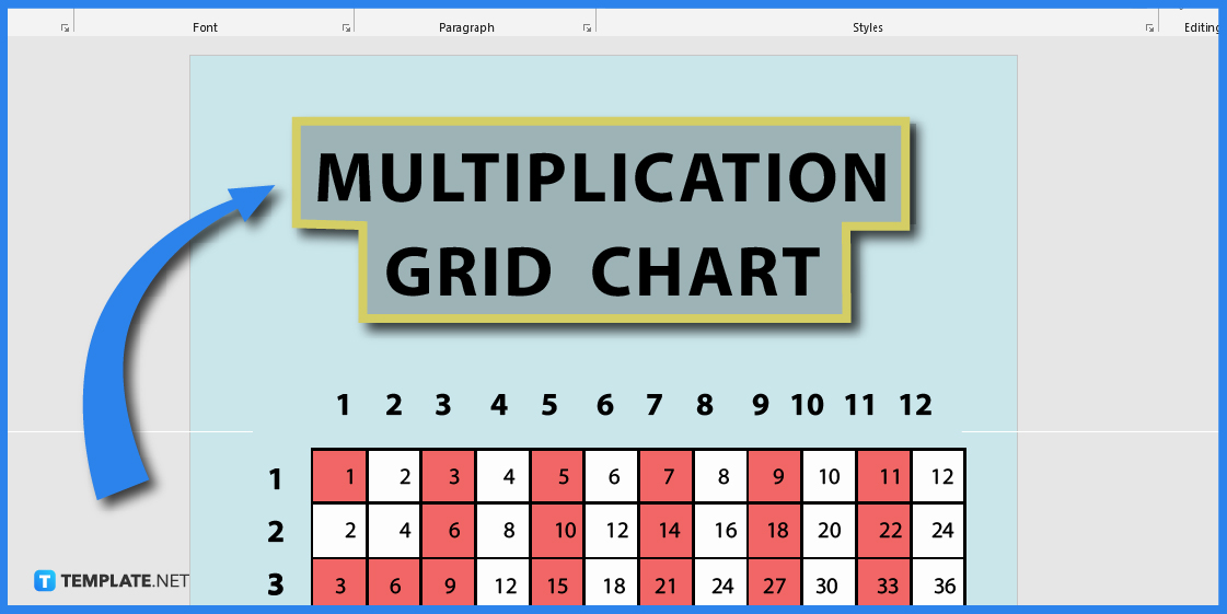 Make grid in word