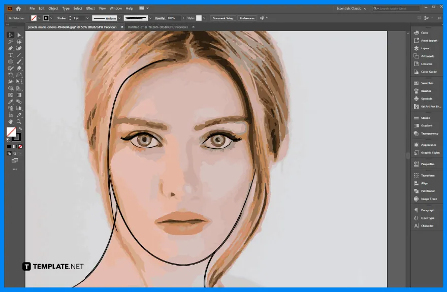 How To Make A Portrait In Adobe Illustrator