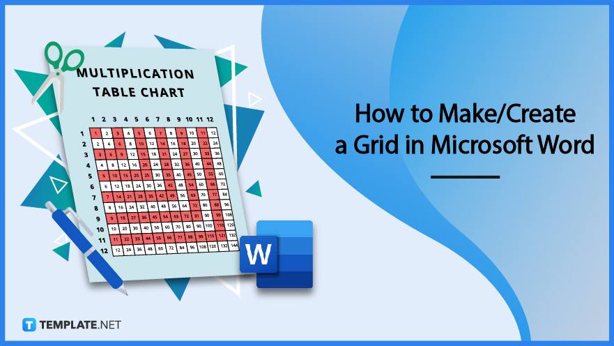 how to make_create a grid in microsoft word