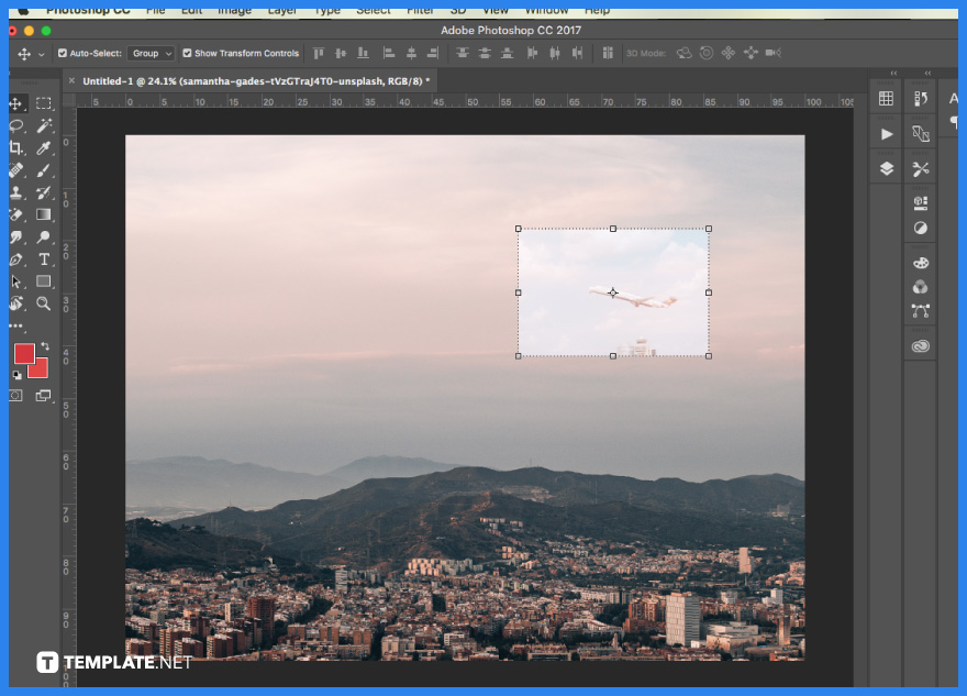 how to merge two photos in adobe photoshop step