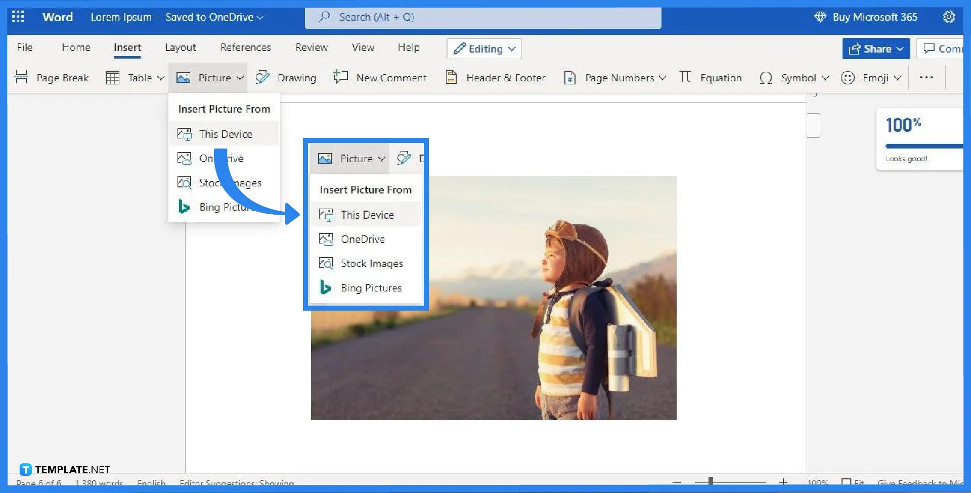 how to move picture in microsoft word steps