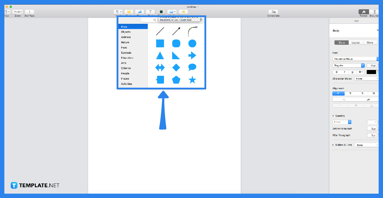 how to print draw in apple pages step 0