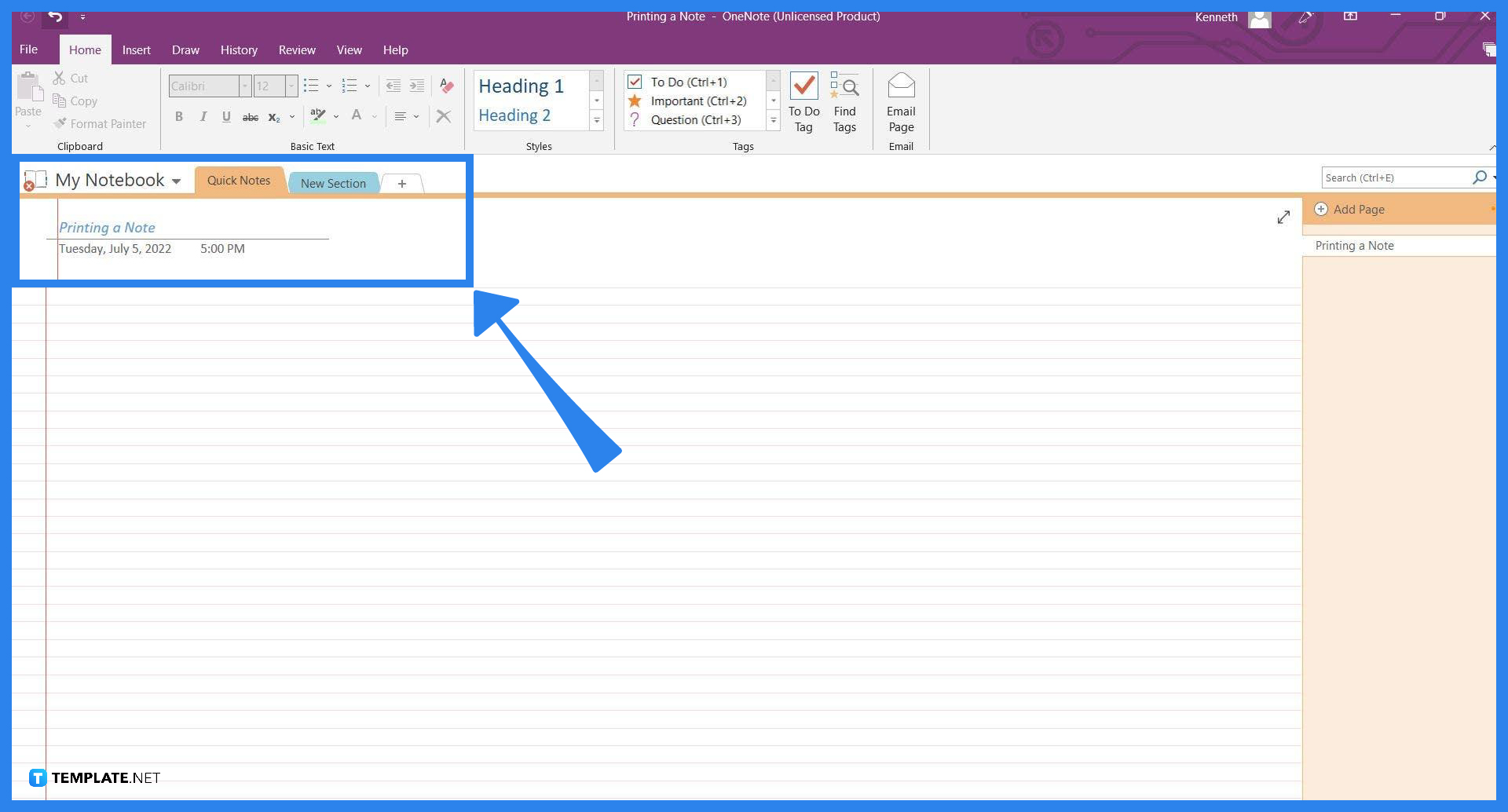 How to Print from Microsoft OneNote