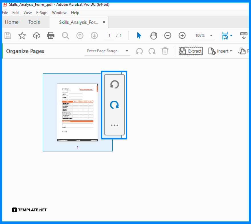 how to rotate document in adobe acrobat reader