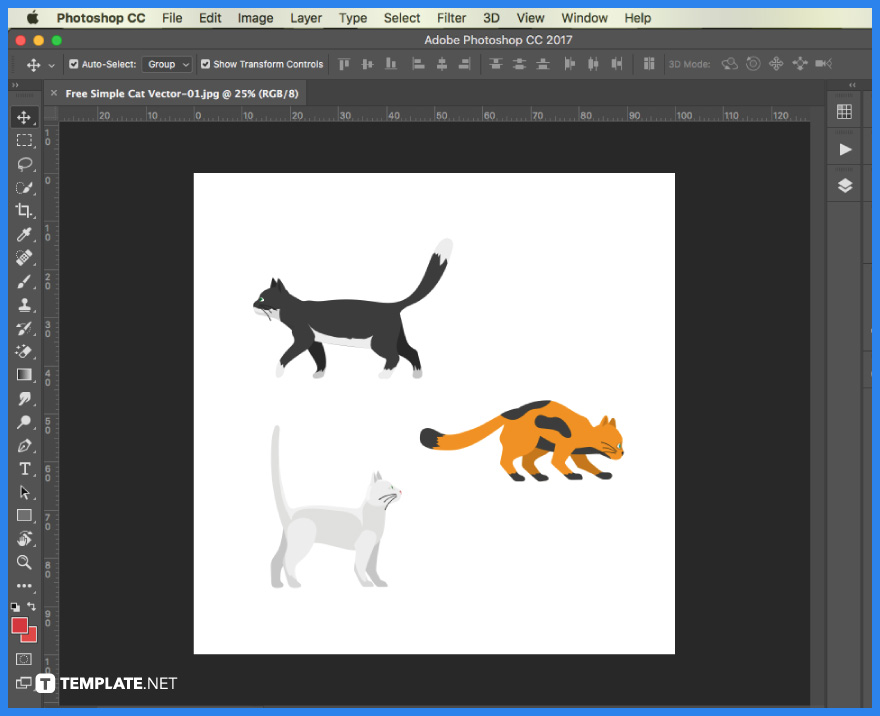 How to Save Adobe Illustrator PSD as PNG Step 1