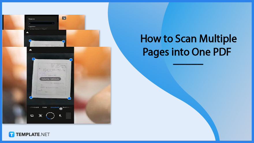 How To Scan Multiple Pages Into One PDF