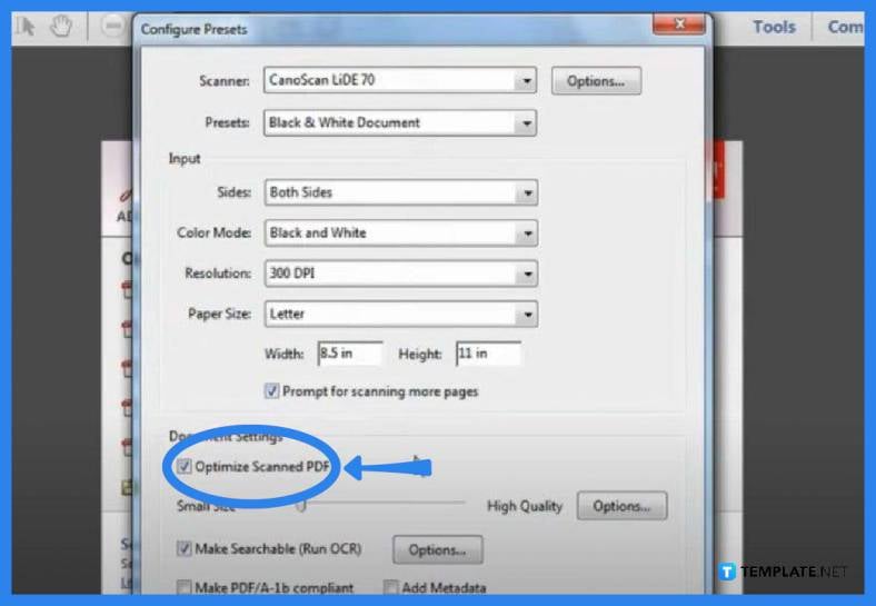 How to Scan a Document and Send It as a PDF - Step 2