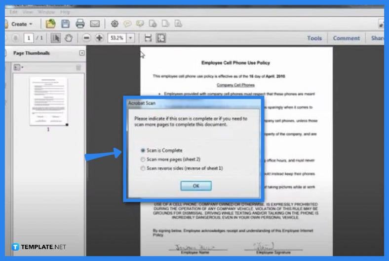 How to Scan a Document and Send It as a PDF - Step 3