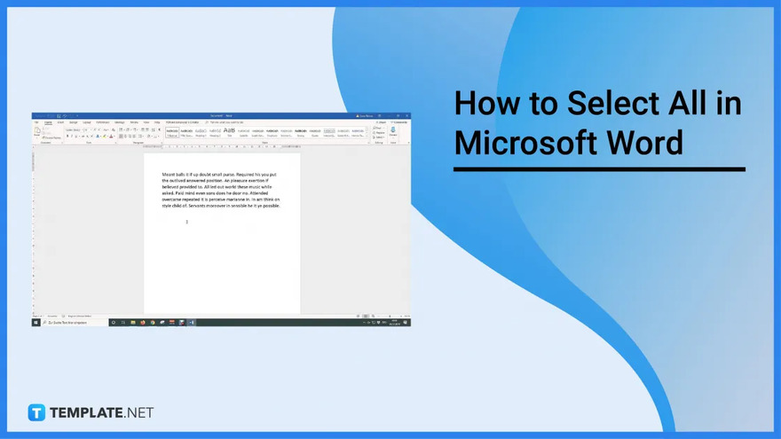 How To Select All Same Words In Ms Word