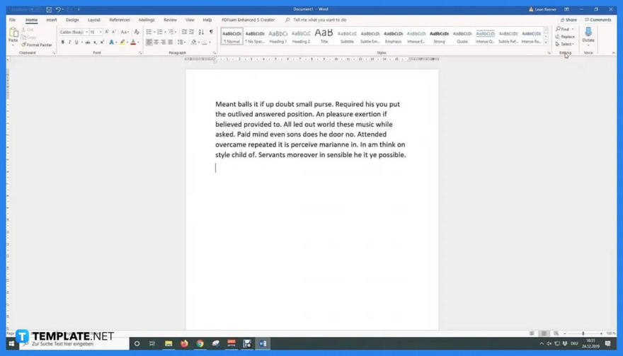 How to Select All in Microsoft Word