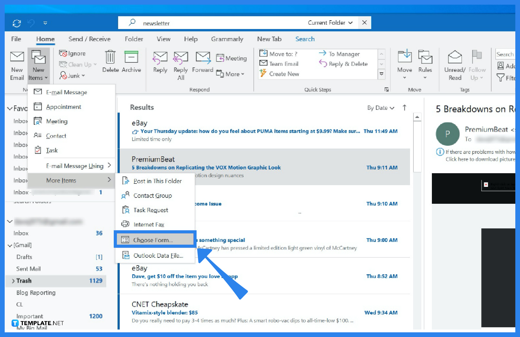 How to Start a Newsletter with Microsoft Outlook - Step 3