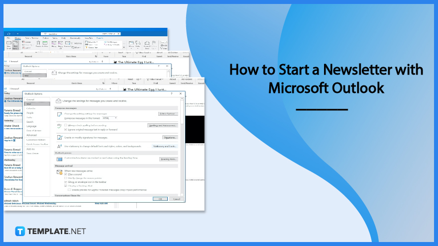 How to create a newsletter in Outlook