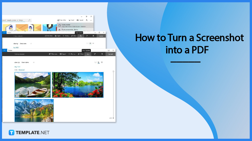 How to Turn a Screenshot into a PDF