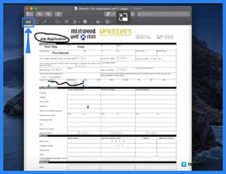 How to Write or Draw on a PDF File on Mac - Step 3