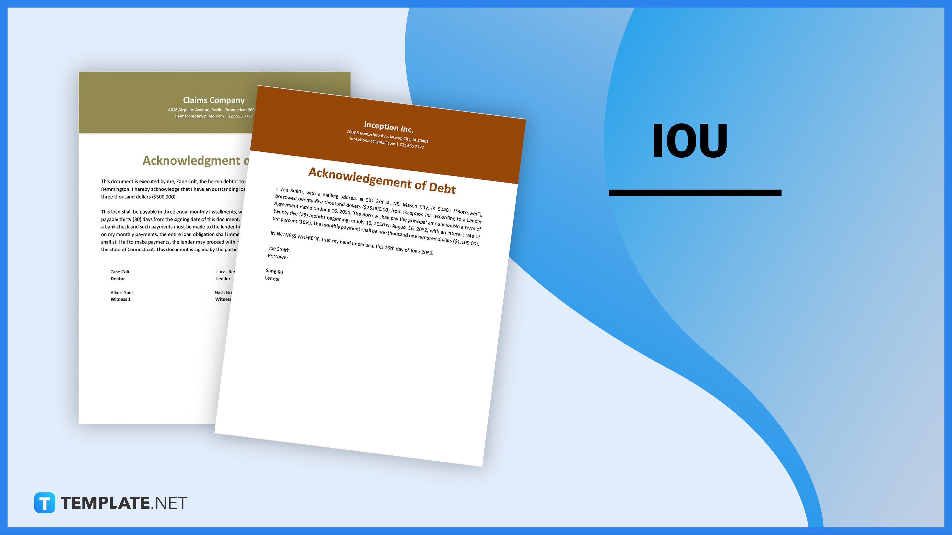 IOU - What Is an IOU? Definition, Types, Uses