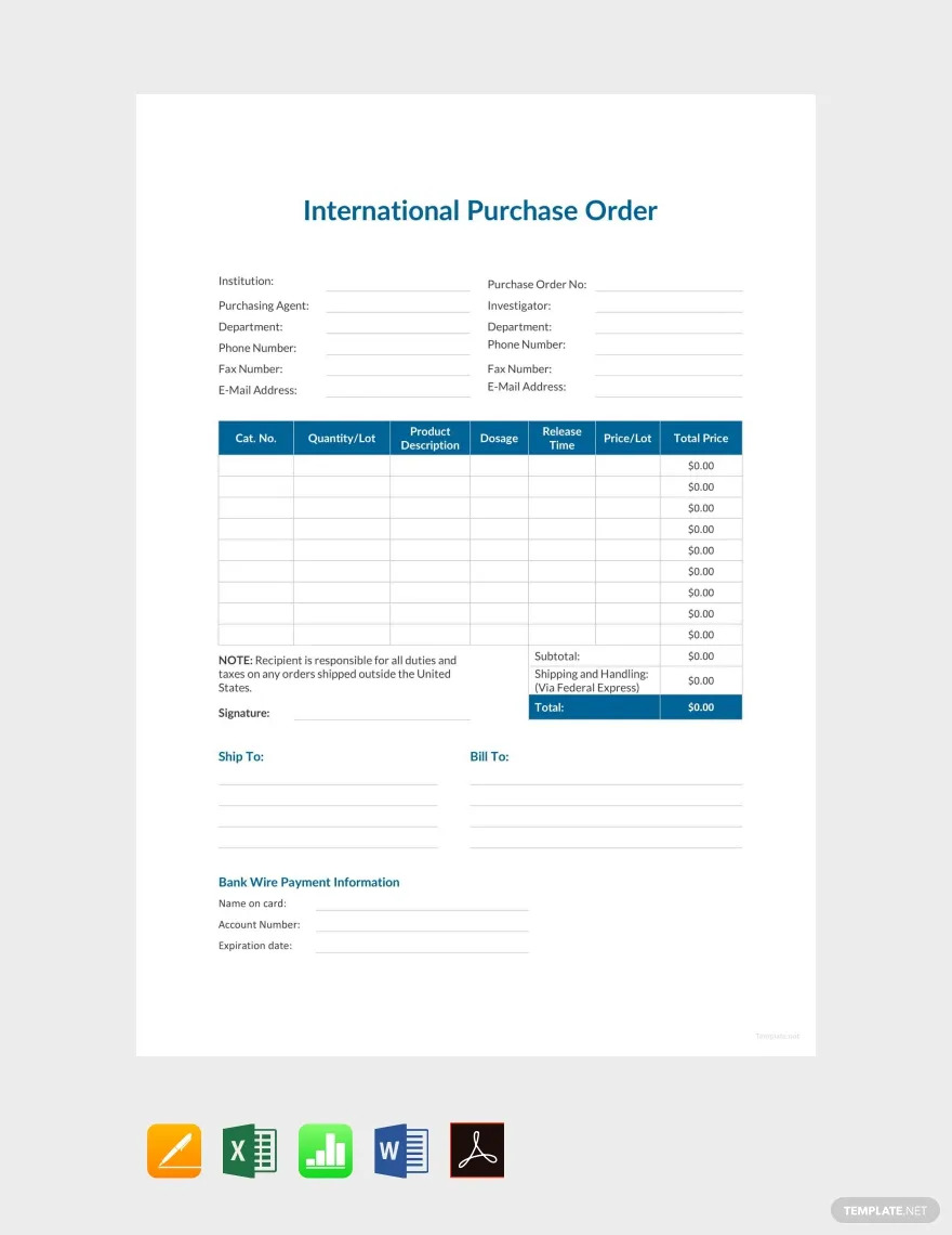 international-purchase-order