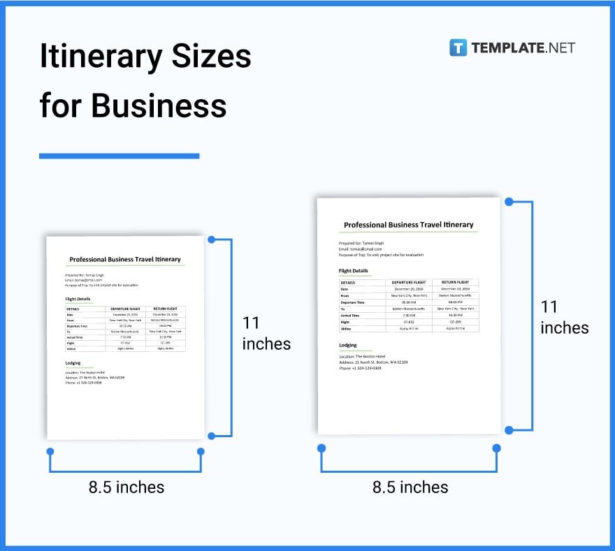 itinerary-sizes-for-business