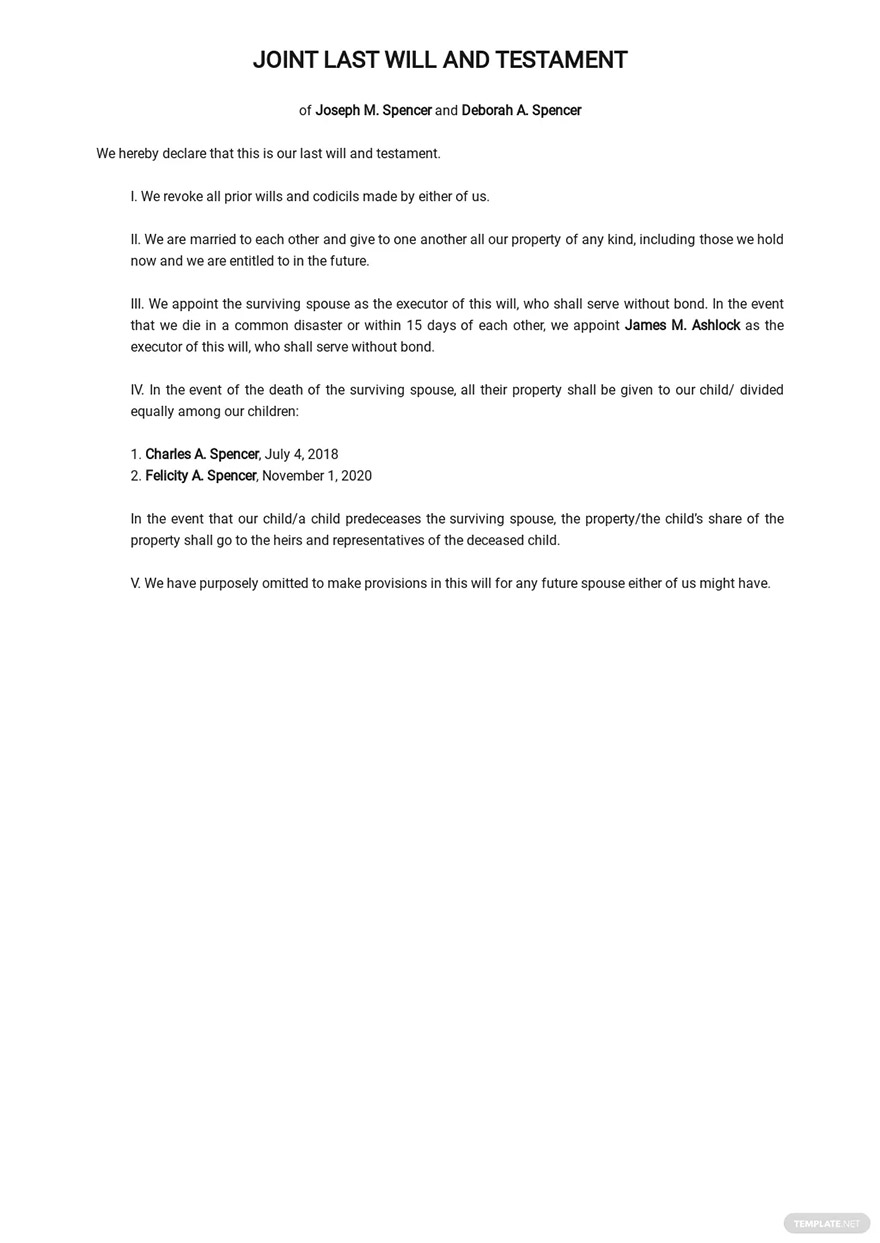 Last Will and Testament What Is a Last Will and Testament? Definition