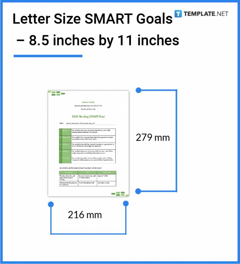 letter size smart goals –