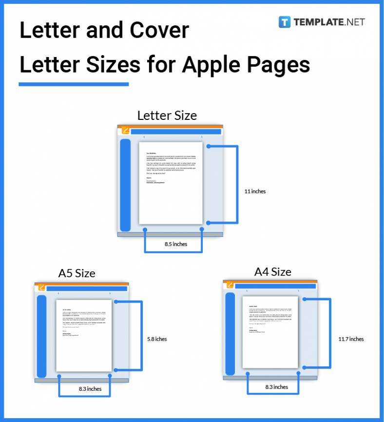 cover letter size