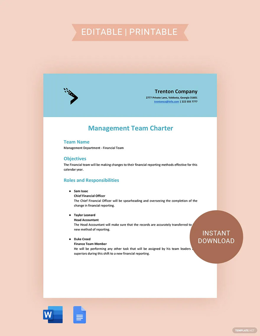 management-team-charter