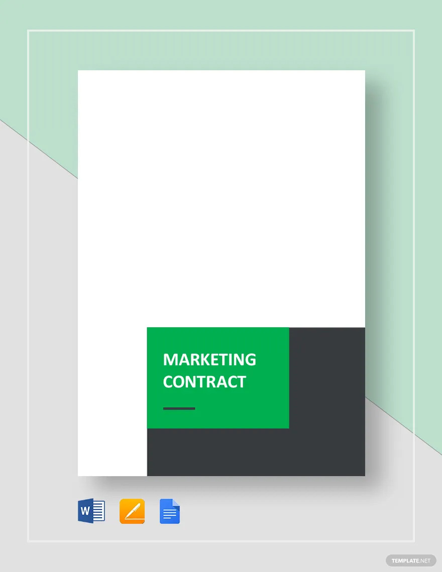marketing contract