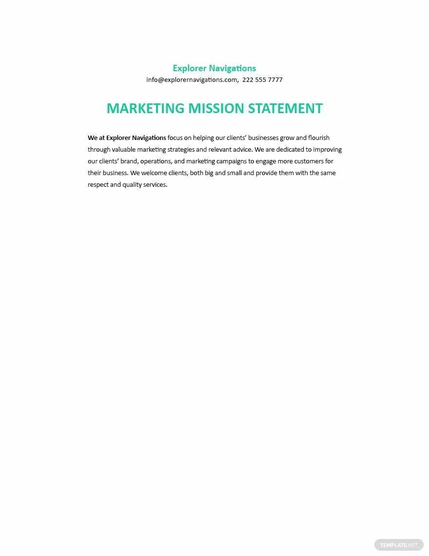 marketing-mission-statement