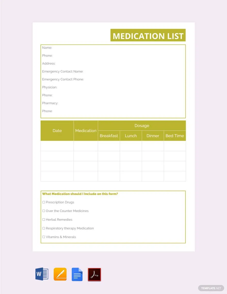 medication-list-ideas-and-examples