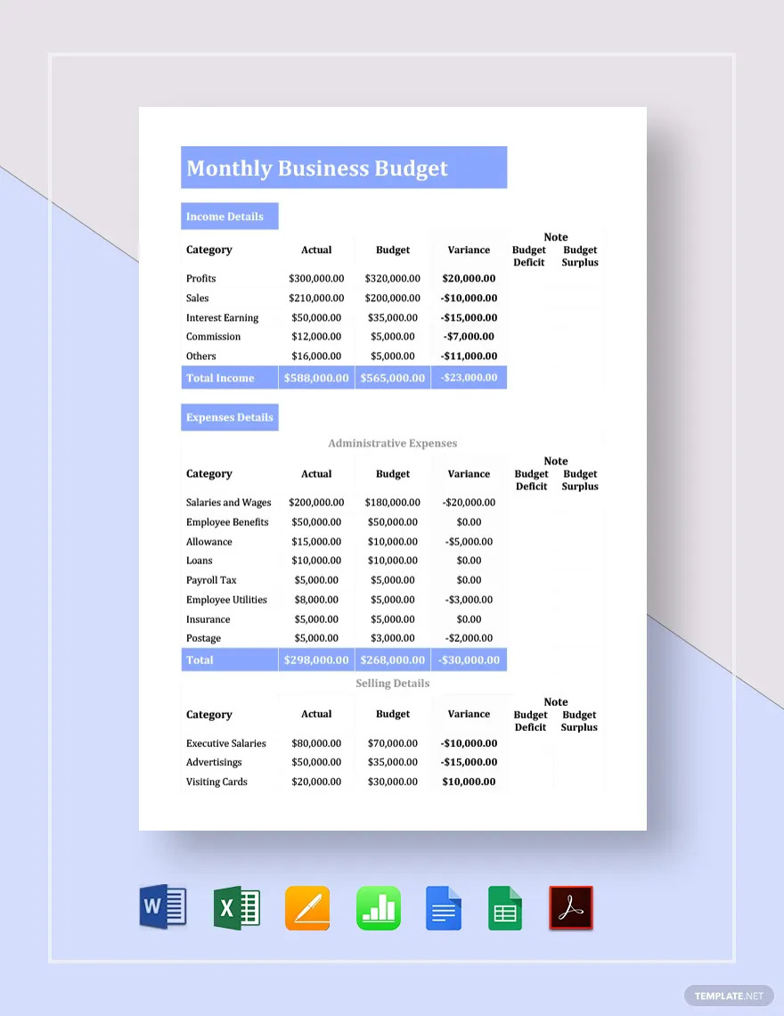 monthly-business-budget