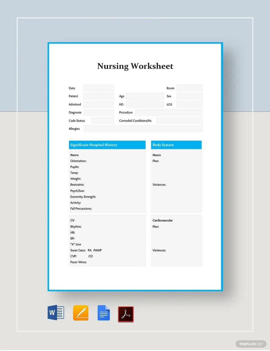 nursing-worksheet