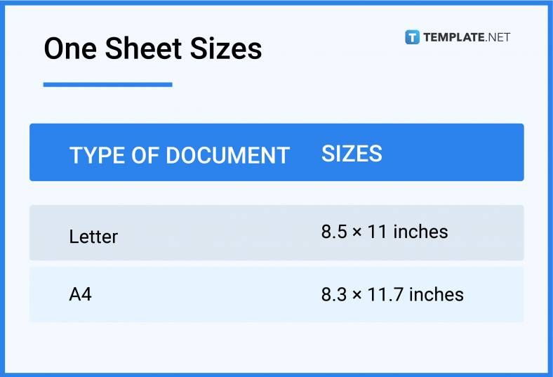 one sheet sizes 788x