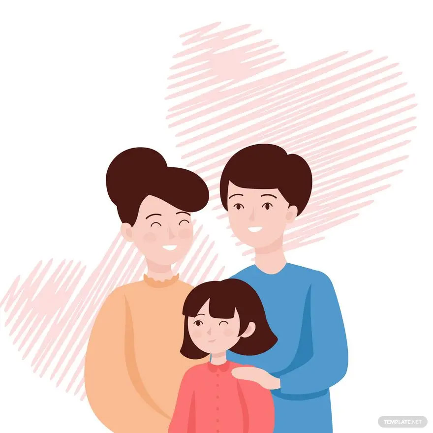 parents day illustration ideas and examples