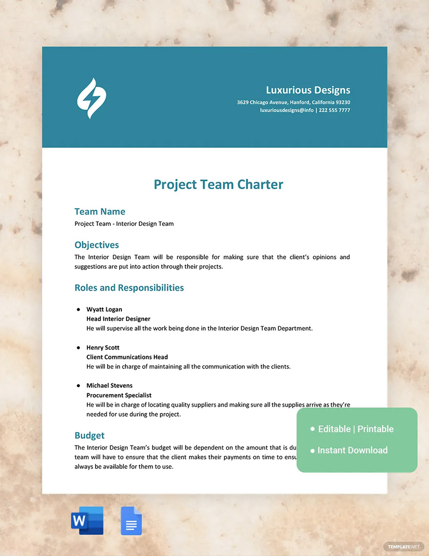 project-team-charter