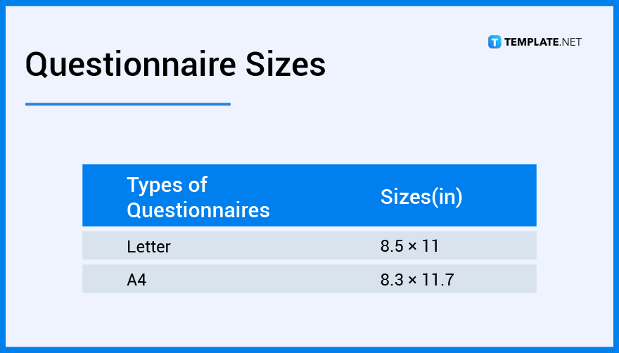questionnaire-sizes