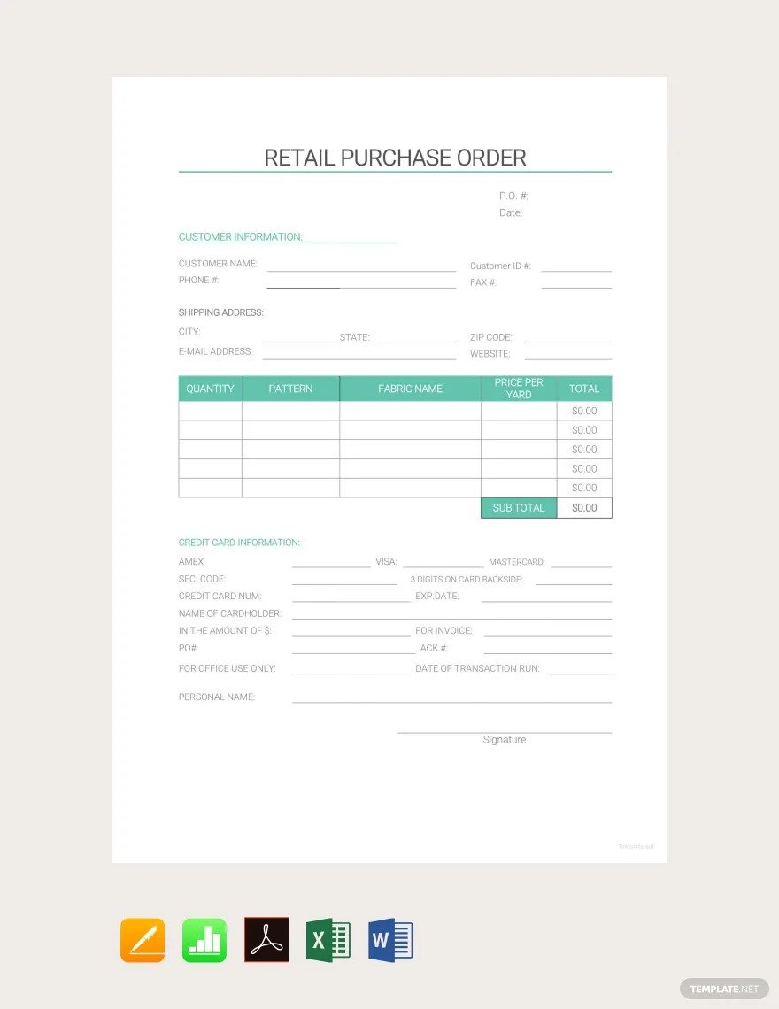 retail-purchase-order