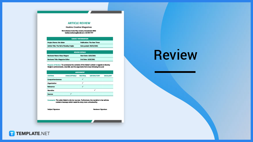 Review What Is A Review Definition Types Uses