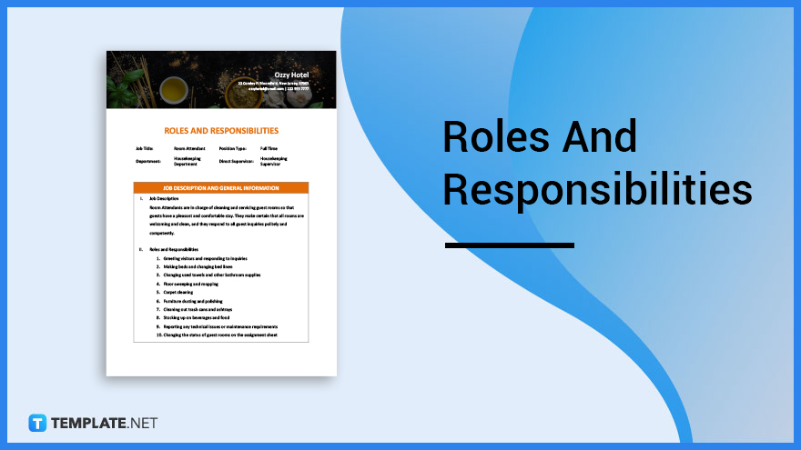 Roles And Responsibilities What Is A Roles And Responsibilities 