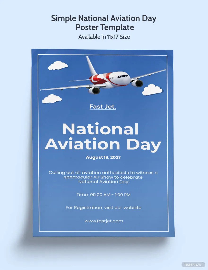 simple-national-aviation-day-poster