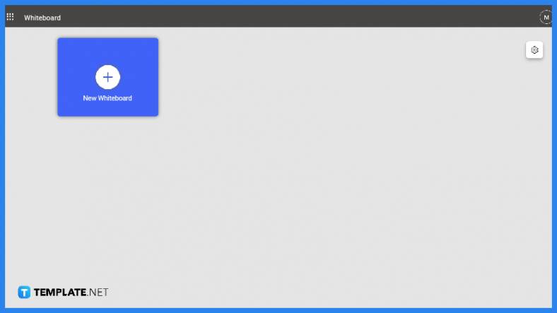 step 2 – select or create a whiteboard to draw a dashed line on 788x