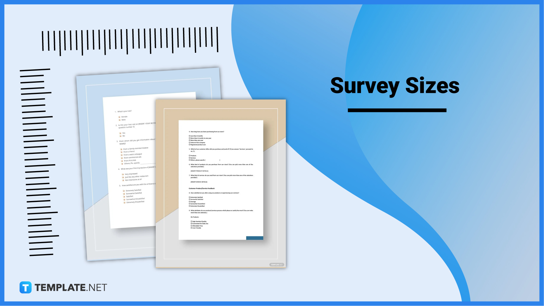 Survey Size - Dimension, Inches, mm, cms, Pixel